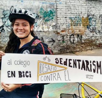 Project Al Colegio en Bici, a Colombian initiative